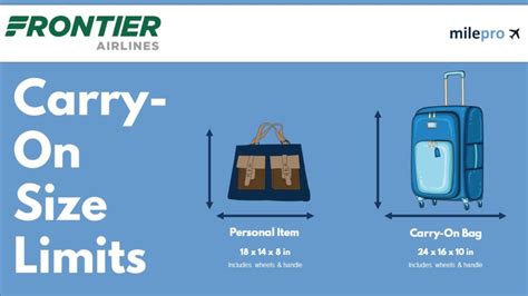 frontier luggage options